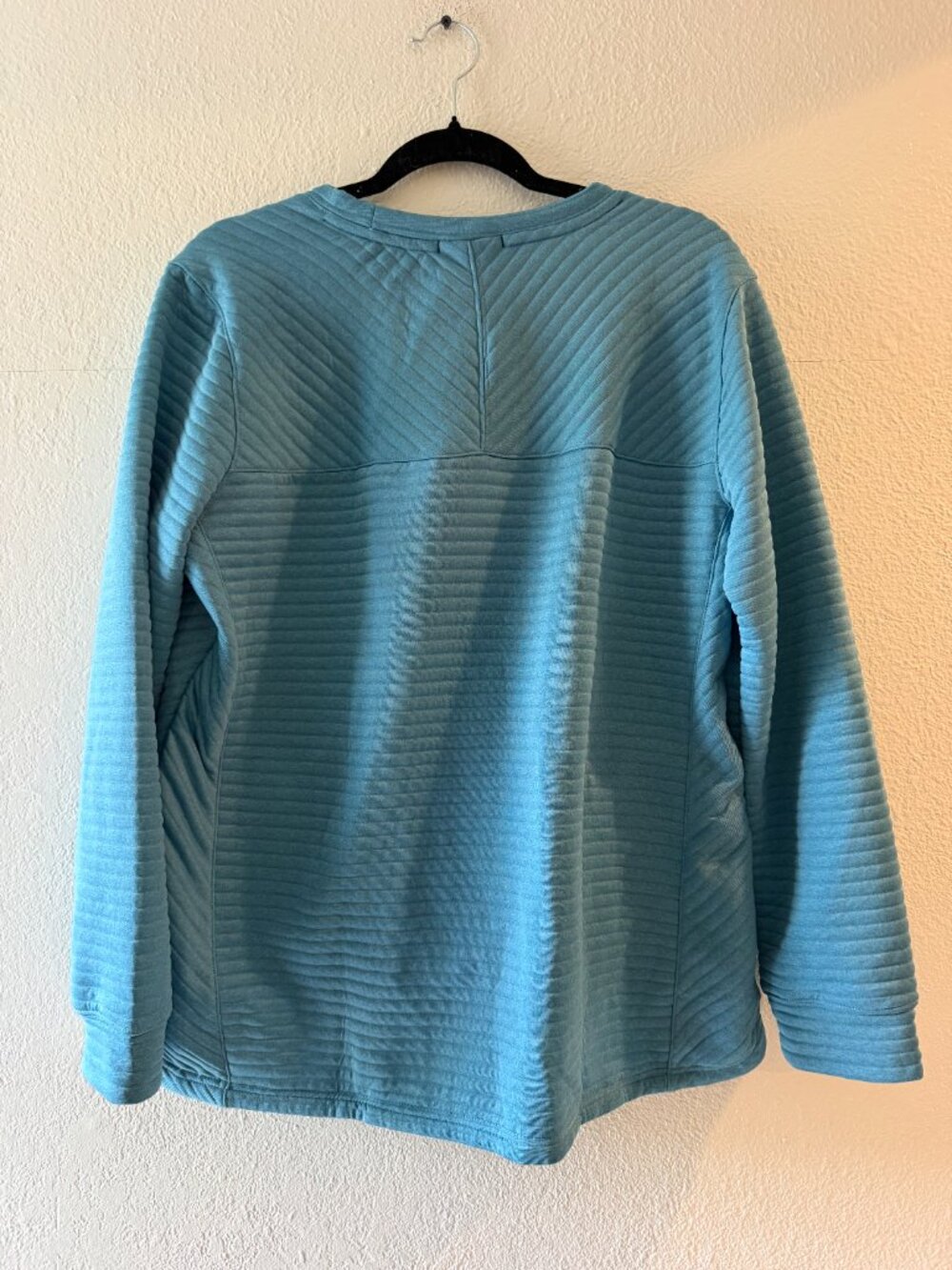 NWT LL Bean Blue Airlight Pullover Large - Picture 2 of 6